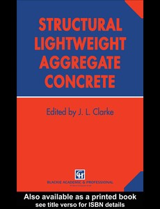 Structural Lightweight Aggregate Concrete by Dr J L Clarke ebook