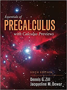 Student Resource Manual to accompany Essentials of PRECALC (Jones & Bartlett Learning Series in Mathematics) ebook
