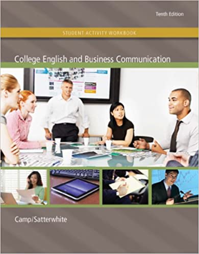 Student Workbook for College English and Business Communication ebook