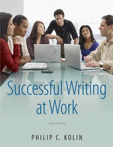 Successful Writing at Work 10th edition by Philip C. Kolin ebook