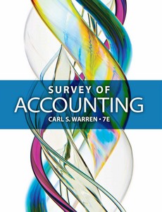 Survey of Accounting 7th edition by Carl S. Warren ebook