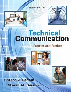 Technical Communication Process and Product 8th edition by Sharon J. Gerson ebook