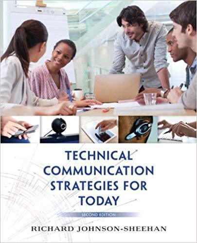 Technical Communication Strategies for Today 2nd Edition by Richard Johnson-Sheehan ebook