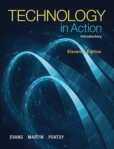 Technology in Action Introductory 11th edition by Alan Evans ebook