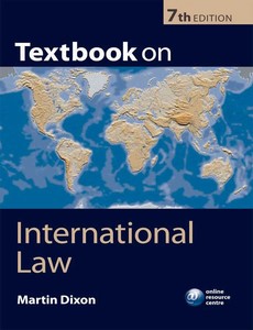 Textbook on International Law 7th Edition by Martin Dixon ebook