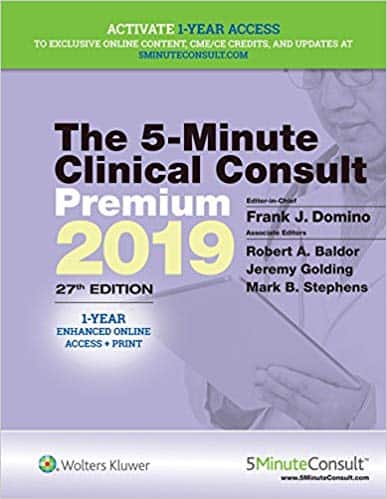 The 5-Minute Clinical Consult Premium 2019 (27th Edition) ? ebook