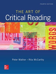 The Art of Critical Reading 4th Edition by Rita McCarthy ebook