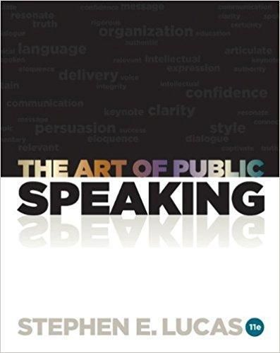 The Art of Public Speaking 11th Edition by Stephen Lucas ebook