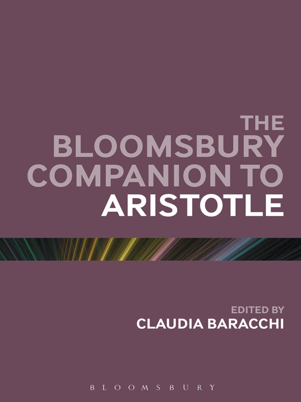The Bloomsbury Companion to Aristotle ebook
