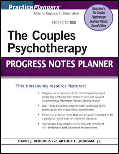 The Couples Psychotherapy Progress Notes Planner ebook