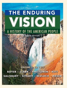 The Enduring Vision, Volume I To 1877 9th Edition by Paul S. Boyer ebook