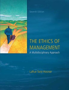 The Ethics of Management 7th Edition by Hosmer, La Rue ebook