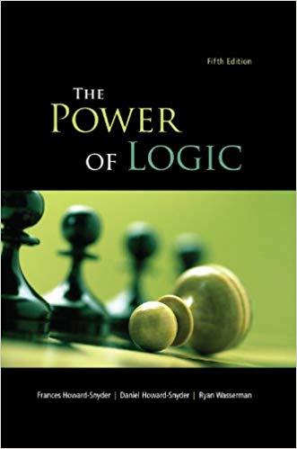 The Power of Logic 5th Edition by Frances Howard-Snyder ebook