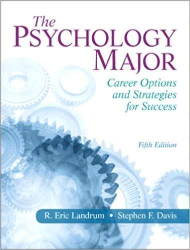 The Psychology Major: Career Options and Strategies for Success 5th Edition by R. Eric Landrum ebook