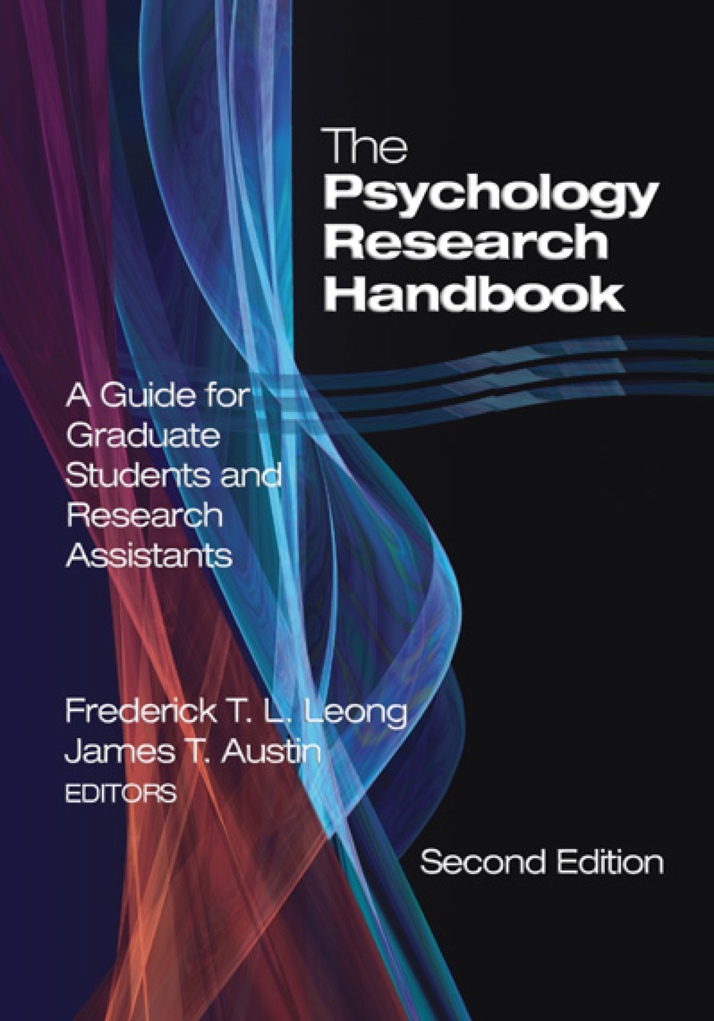 The Psychology Research Handbook: A Guide for Graduate Students and Research Assistants ebook