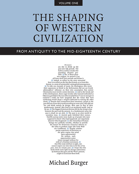 The Shaping of Western Civilization, Volume I ebook