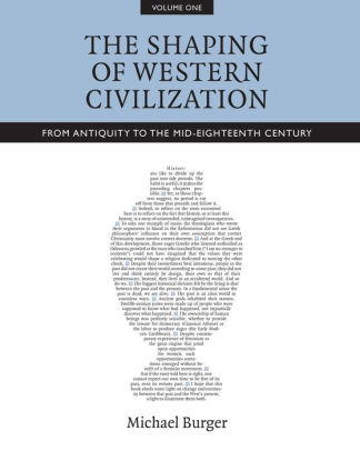 The Shaping of Western Civilization, Volume I: From Antiquity to the Mid-Eighteenth Century ebook