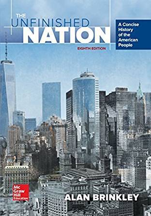 The Unfinished Nation: A Concise History of the American People 8th Edition by Alan Brinkley ebook