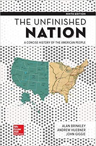 The Unfinished Nation: A Concise History of the American People 9th Edition by Alan Brinkley ebook