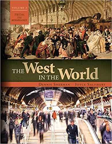 The West in the World Volume 2: from 1600 5th Edition by Dennis Sherman ebook