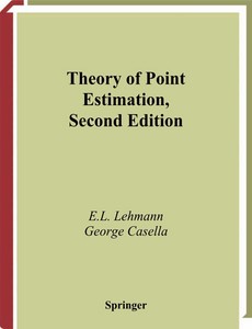 Theory of Point Estimation 2nd Edition by Erich L. Lehmann ebook