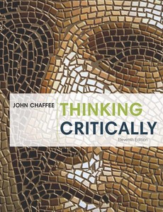 Thinking Critically 11th Edition by John Chaffee ebook