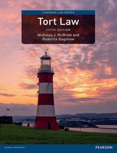 Tort Law 5th Edition by Nicholas J. McBride ebook