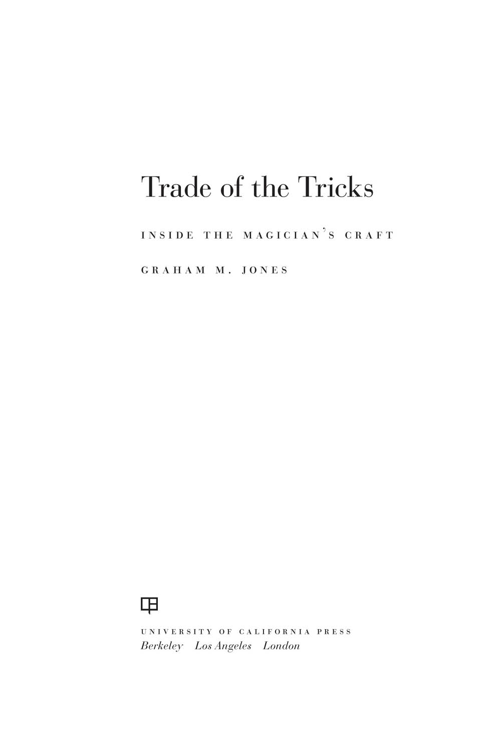 Trade of the Tricks ebook