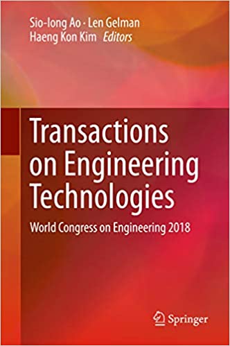 Transactions on Engineering Technologies: World Congress on Engineering 2018 ebook