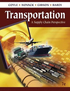 Transportation A Supply Chain Perspective 7th by John J. Coyle ebook