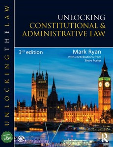 Unlocking Constitutional and Administrative Law 3rd Edition by Mark Ryan ebook
