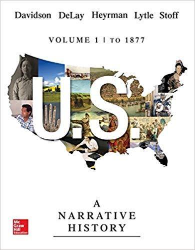 US: A Narrative History Volume 1: to 1877 7th Edition by James West Davidson ebook
