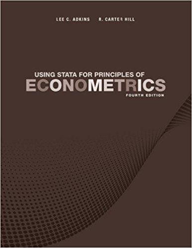 Using Stata for Principles of Econometrics 4th Edition ebook