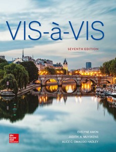 Vis-? -vis Beginning French (Student Edition) 7th Edition by Evelyne Amon ebook