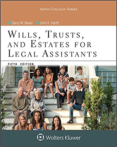 Wills, Trusts, and Estates for Legal Assistants (Aspen College) ebook