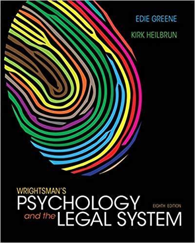 Wrightsman's Psychology and the Legal System 8th Edition by Edith Greene ebook