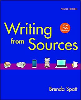 Writing from Sources with 2016 MLA Update ebook