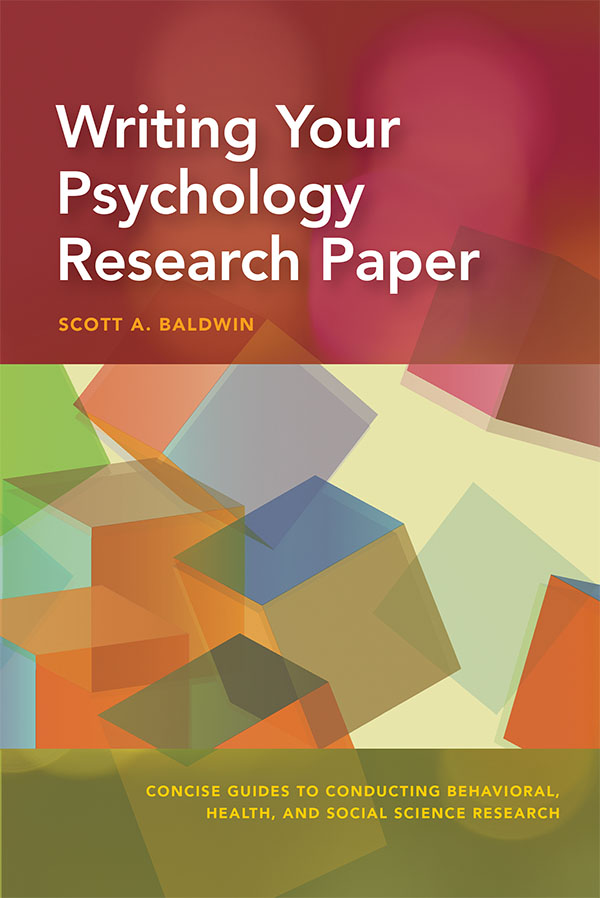 Writing Your Psychology Research Paper ebook